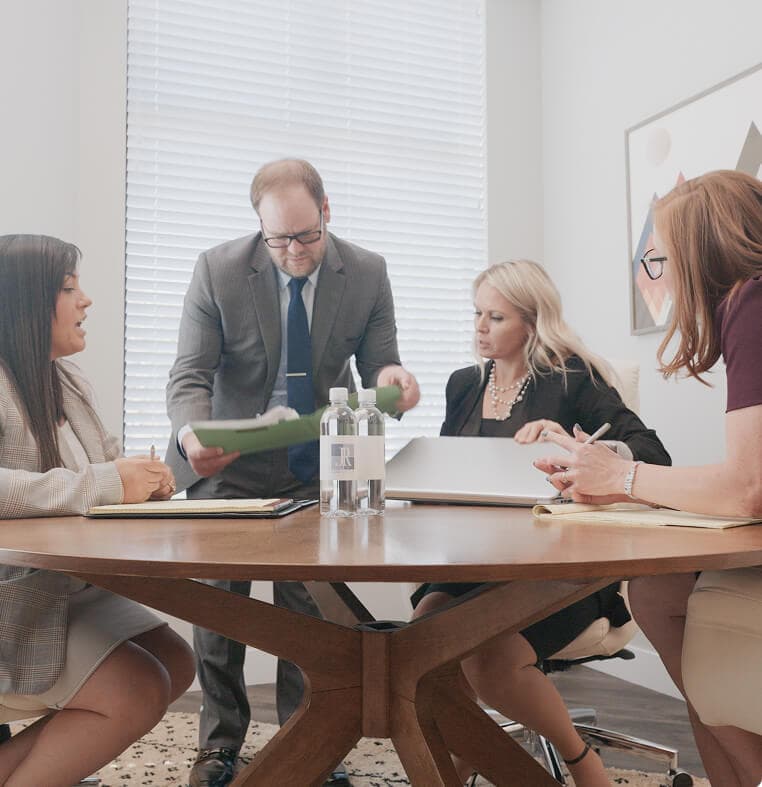 JR Law Group team meeting